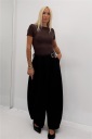 pantalone modello balloon closed